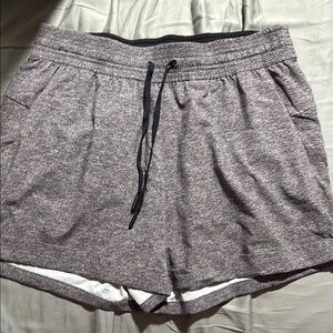Lululemon Athletica Black and Gray Shorts